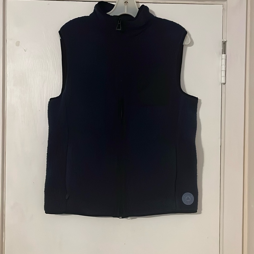 Aether Vest Medium Mens Walsh Deep Pile Fleece Full Zip Blue